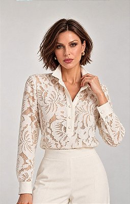 CAMISA CRISTAL OFF WHITE