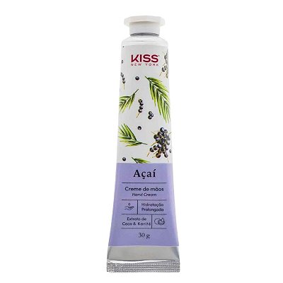 Creme Hidratante De Mãos Kiss New York Açaí 30g