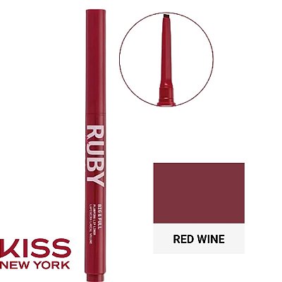 Lapiseira Labial Red Wine Ruby Kisses Big Full Kiss New York