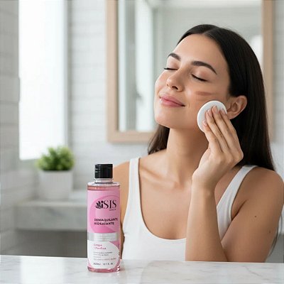 Demaquilante Hidratante Isis Makeup 300ml Remove Maquiagem À Prova D’Água Rosto Olhos Lábios