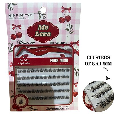 Cilios Auto adesivos Volume em Tufos com Aplicador Hinfinity