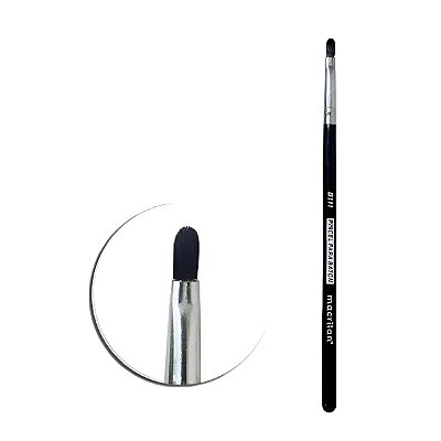 Pincel Pequeno Para Batom Macrilan B111 Cor Preto Preto