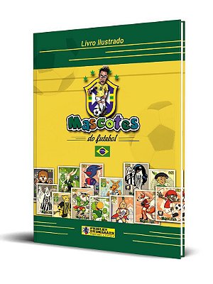 Livro Ilustrado Mascotes do Futebol - Brasil