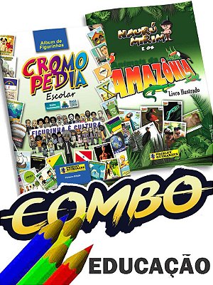 COMBO Educação  (Cromopédia Escolar + Animais da Amazônia)