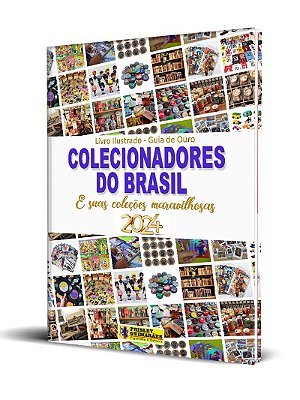 Álbum Guia de Ouro COLECIONADORES DO BRASIL - CAPA DURA