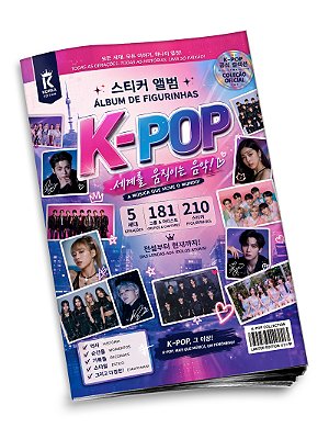 Álbum de Figurinhas K-pop - Todas as Gerações