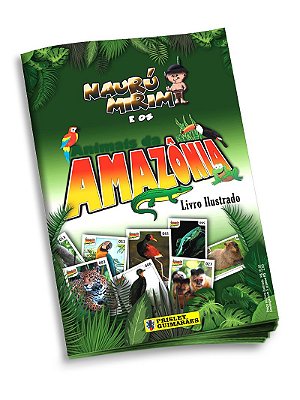 Naurú Mirim e os Animais da Amazônia - Álbum de Figurinhas