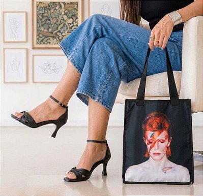 BOLSA EM LONA DAVID BOWIE