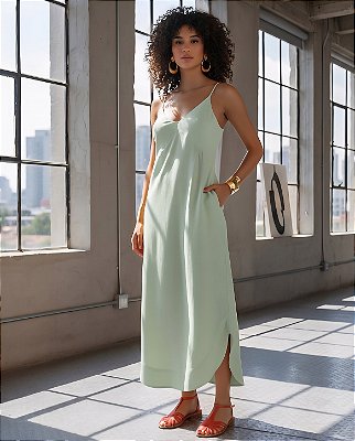 VESTIDO BETH - VERDE MENTA