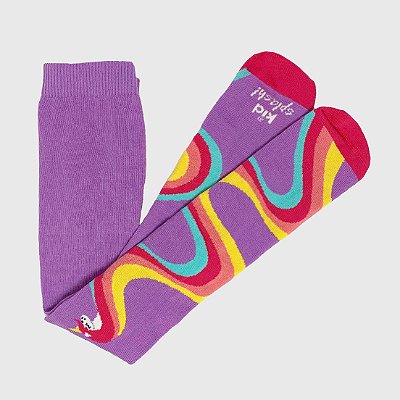 Meia-calça KidSplash! Unicórnio Lilás