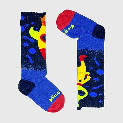 Meia KidSplash! 3/4 Duo Espacial