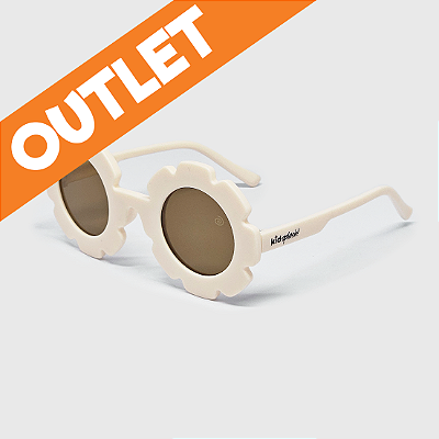 [OUTLET] Óculos de Sol Infantil Eco Flor com Proteção UV400 Vanilla