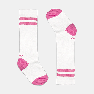 Meia KidSplash! 3/4 New Classic Rosa Chiclete