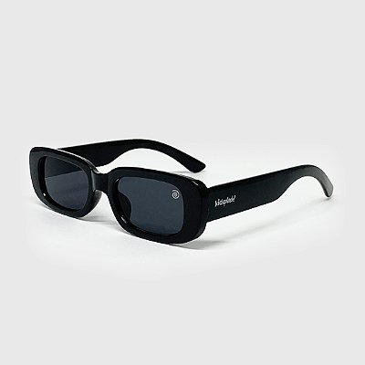 Óculos de Sol Infantil Flexível com Proteção UV400 Retrô Preto