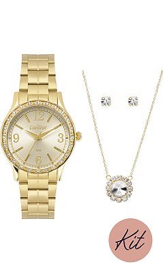 Kit Condor Feminino Elegante Dourado - CO2035NJO/K4X