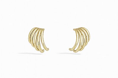 Brinco ear hook 5 voltas liso