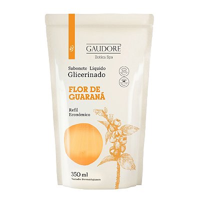 Refil Sabonete Líquido Glicerinado 350ml - Flor de Guaraná