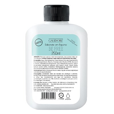 Refil Sabonete em Espuma 250ml - Be Free
