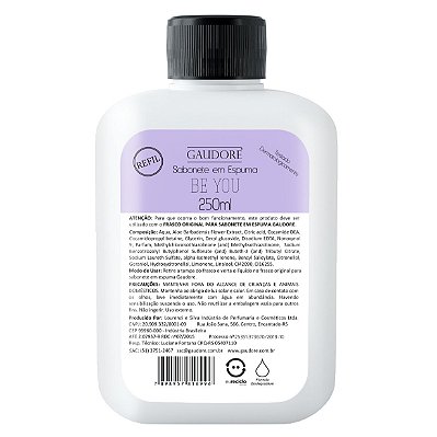 Refil Sabonete em Espuma 250ml - Be You