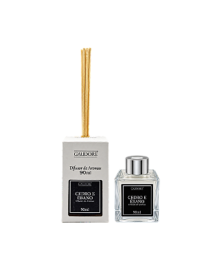 Difusor de Aromas 90ml - Cedro e Ébano