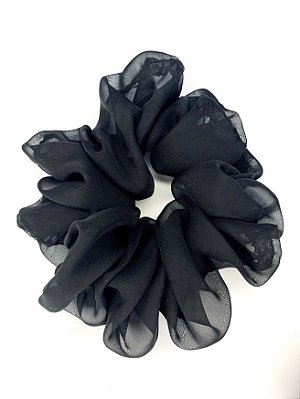 Scrunchie Noite Iluminada - Elástico Preto