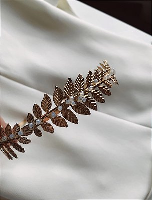 Tiara Noiva Caminho de Ouro