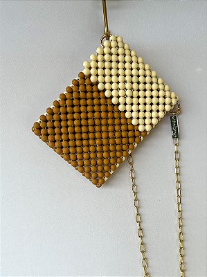 Bolsa Spheres Beaded - Chocolat