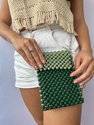 Bolsa Spheres Beaded - Green Apple