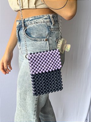 Bolsa Spheres Beaded - Plum
