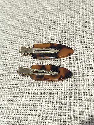 Presilhas cabelo para maquiagem - Brown Print