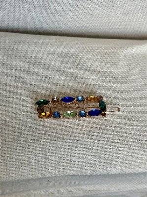Presilha Strass Color - Mar