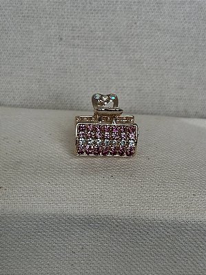 Piranha Strass Color pequena - rosa