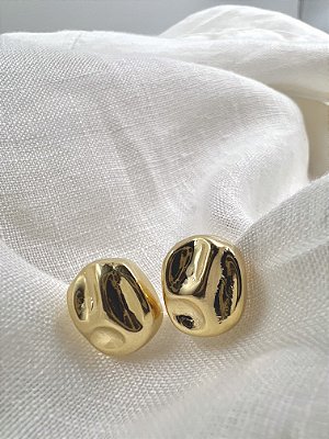 Brinco Modern Art - Banhado a Ouro