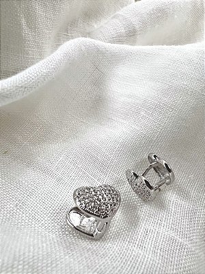 Brinco Fondness - Banhado a Ródio