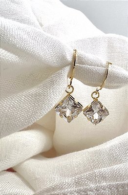 Argolinha Diamond - Banhado a Ouro