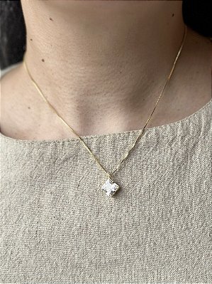 Colar Diamond - Banhado a Ouro
