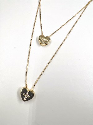 Escapulário Faith - Banhado a Ouro