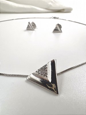 Conjunto Valentine - Banhado a Ródio