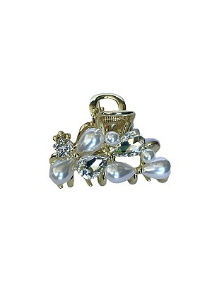 Piranha Elegance Dourada Pérolas