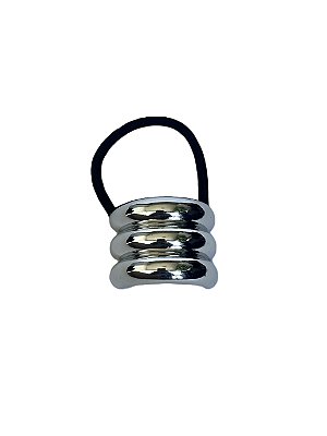 Prendedor Cabelo Triplo - Prata