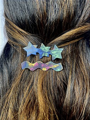 Presilhas Dupla Céu Estrelado - Azul