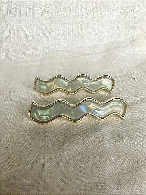 Presilhas Dupla Ondas - Verde