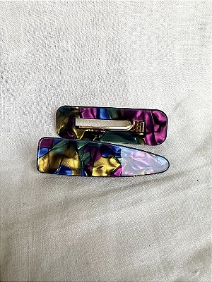 Presilhas Dupla Madrepérola - Azul