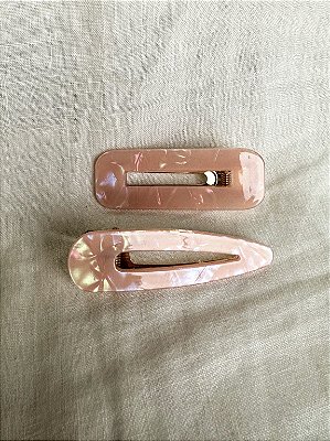 Presilhas Dupla Madrepérola - Coral