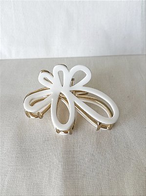 Piranha Metal Fleur - Branca