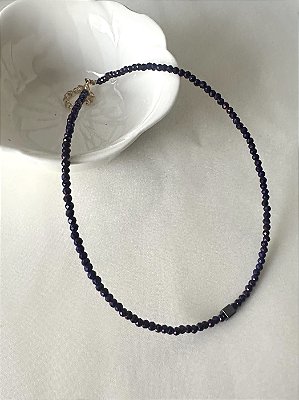 Colar de Cristais - Roxo
