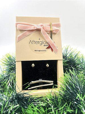 Kit Natal Last Christmas Brinco Dots Semijoia