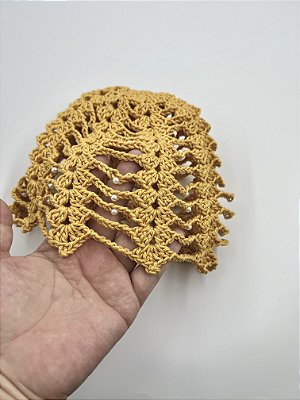 Headpiece Crochê Stay Mostarda