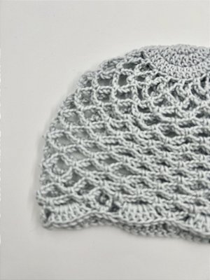 Headpiece Crochê Starlight Azul