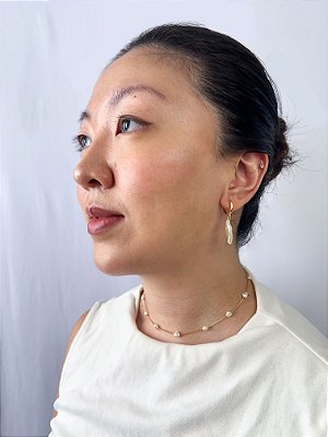 Colar Água Doce Banhado a Ouro 18k
